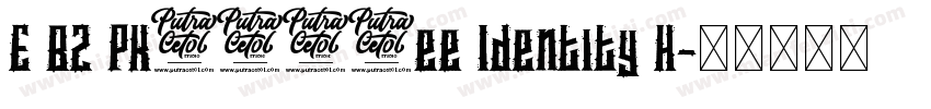 E BZ PK7487ee Identity H字体转换